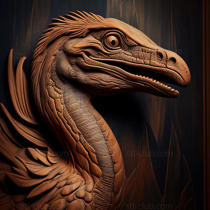 3D model st Velociraptor (STL)